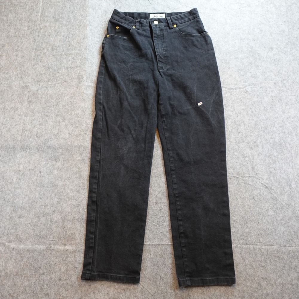 St John Jeans Womens‎ 8 Black Straight Leg Denim